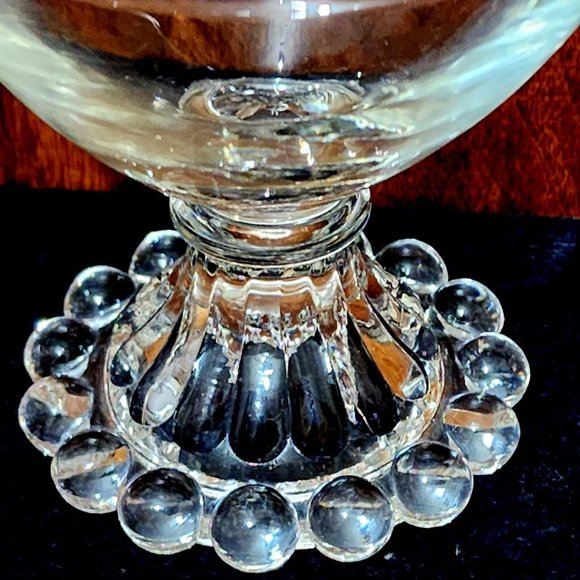 2 Anchor Hocking Boopie Coupe Champagne Glasses set 3.5" bubble glassware - Picture 6 of 8